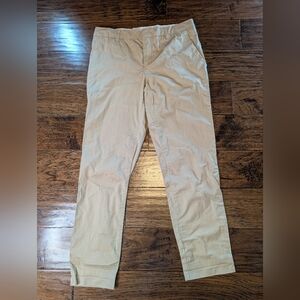 Peak Performance Women's Beige Chino Golf Pants Crop Size 27